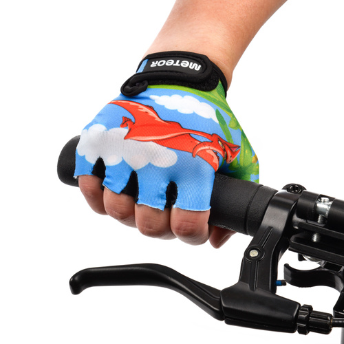 Fahrradhandschuhe Meteor Kids S Dinosaurier