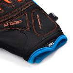 Bike gloves Meteor Gel GX36 M blue/orange