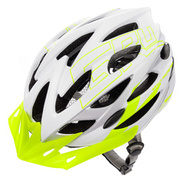 Kask rowerowy Meteor Gruver M 55-58 cm biały/zielony