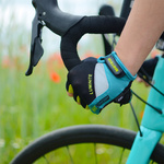 Rękawiczki rowerowe Meteor Gel GX39 XXS ciemny zielony-zielony