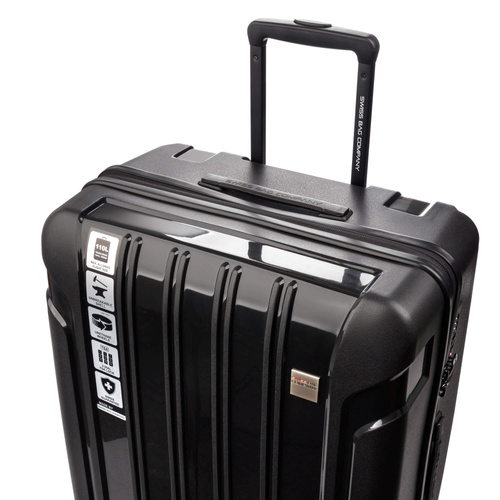 Duża Walizka SwissBags Tourist 77cm Czarny