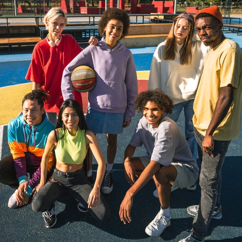 Basketball Meteor What's up 6 orange/beige