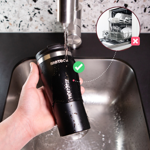 Thermobecher Meteor 480 ml schwarz