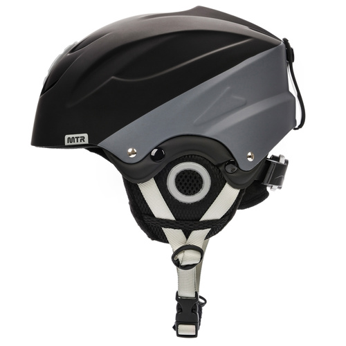 Ski helmet Meteor Lumi L 58-61 cm black / gray