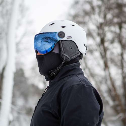 Ski helmet Meteor Glide M 55-58 cm white