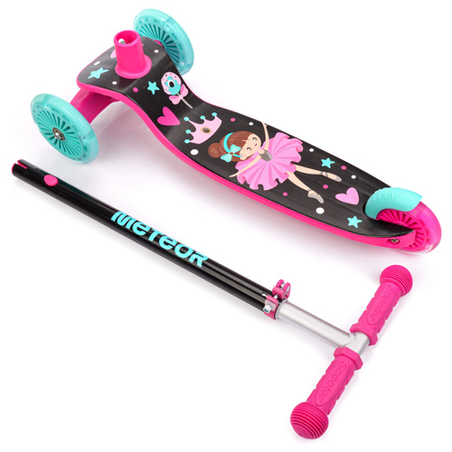 Hulajnoga trójkołowa Meteor Funny różowy