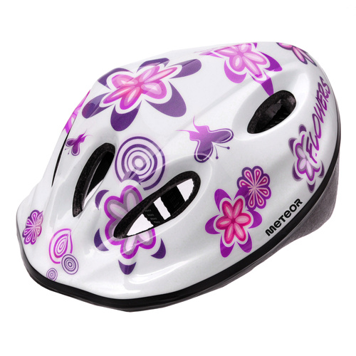 METEOR KIDS BIKE HELMET MV5-2 M 52-56 cm white