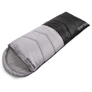Meteor Schlafsack Safari L grau/schwarz