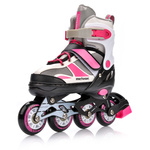 Meteor 2in1 Rollschuhe S 30-33 rosa/grau