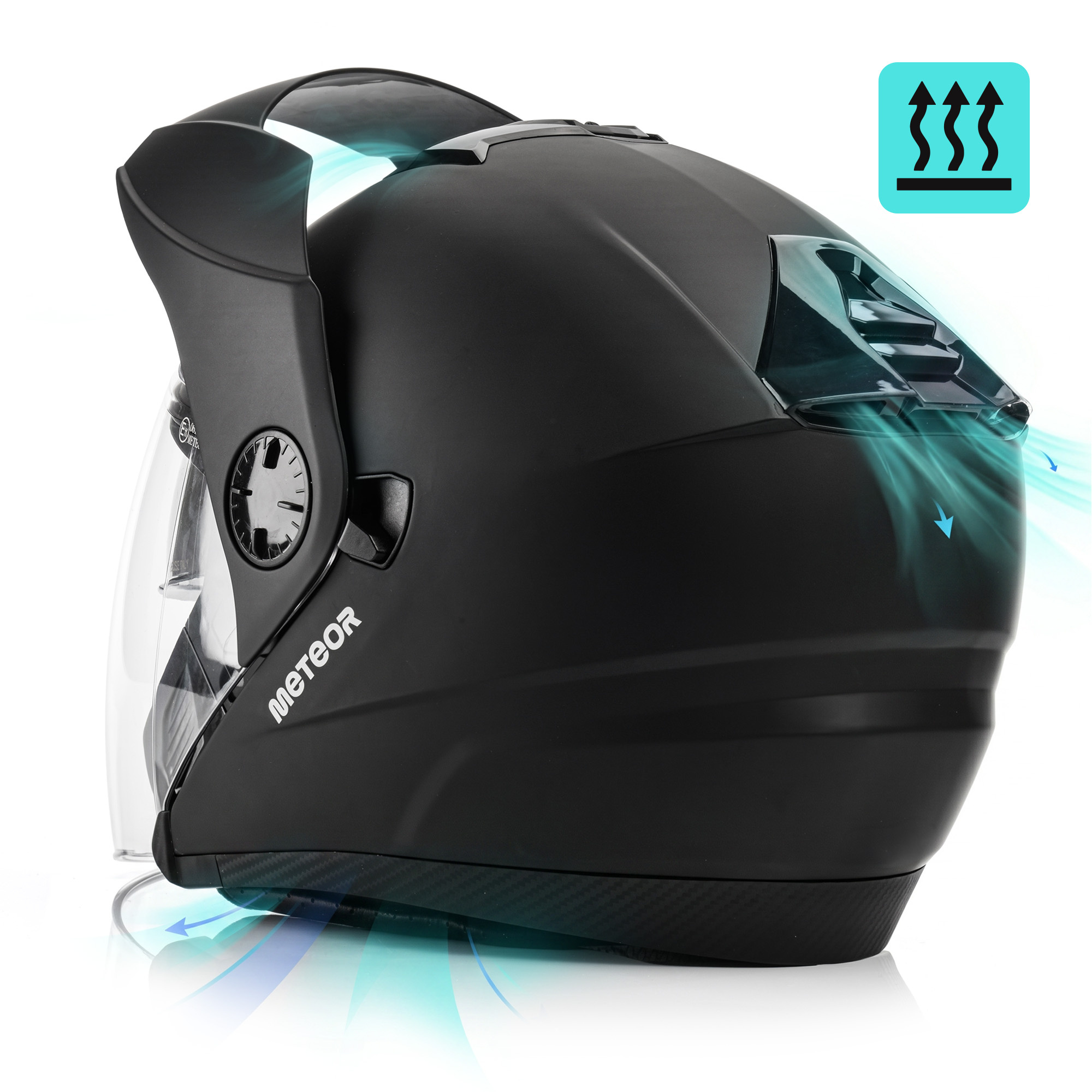 Kask motocyklowy Meteor Hekato L 59-60 cm czarny pol_pl_Kask-motocyklowy-Meteor-Hekato-L-59-60-cm-czarny-41456_14
