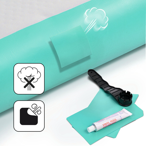 Inflatable air track Meteor 300 cm mint