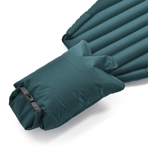 Materac nadmuchiwany panelowy Meteor 2w1 (pompka+drybag) 190×56×5,5 cm morski