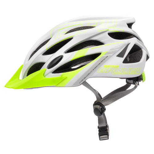 Meteor cycling helmet Gruver S 52-56 cm white/green