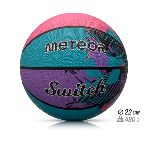Piłka do koszykówki Meteor Switch 5