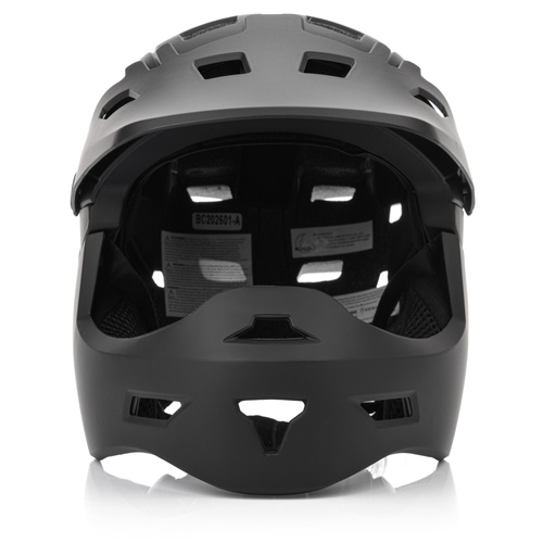 Fullface-Fahrradhelm Meteor Hydra L 58-61 cm schwarz