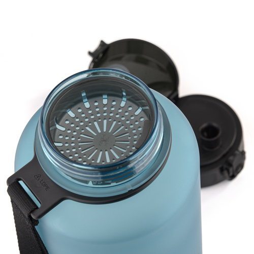 Sports water bottle Meteor 1500 ml grey-blue