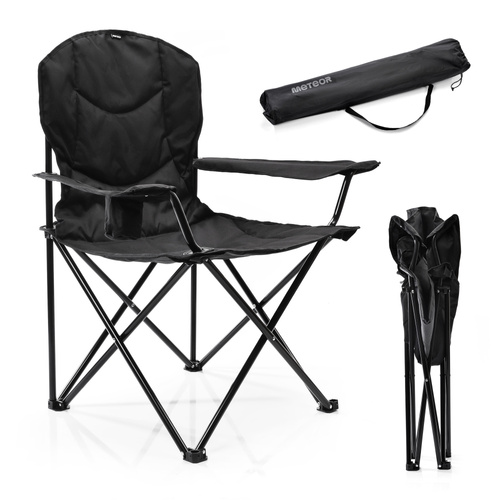 Meteor Hiker klappstuhl schwarz