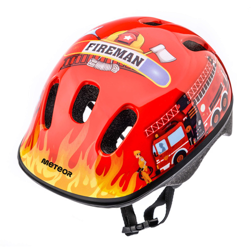 Fahrradhelm Meteor KS06 XS 44-48 cm Firetracker