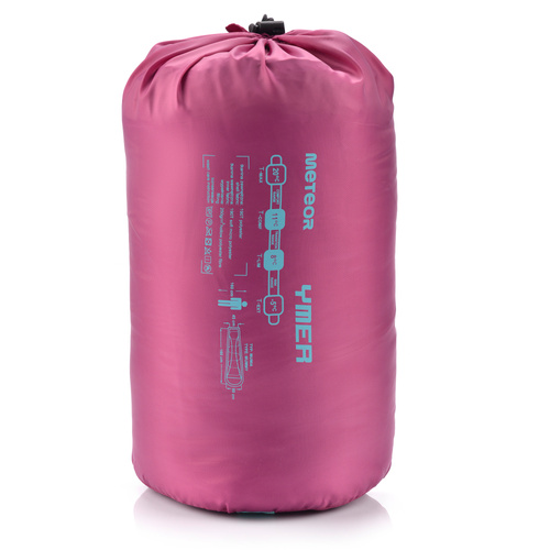 Sleeping bag Meteor Ymer mint / fuchsia