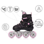 Inlineskates Meteor M 34-37 Urbo schwarz/pink