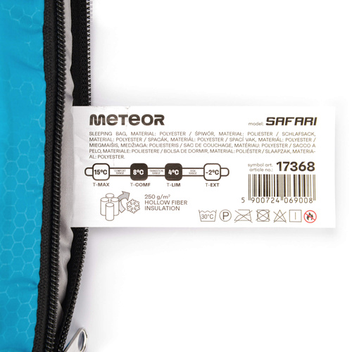 Meteor Schlafsack Safari L Blau