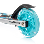 Scooter Meteor Dragon LED Wheels, Handbrake, Foldable