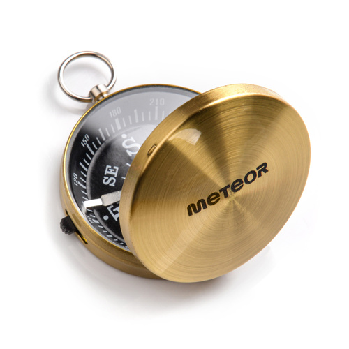 Meteor metal compass