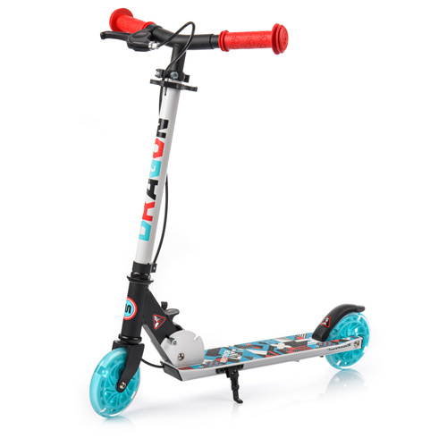 Scooter Meteor Dragon LED Wheels, Handbrake, Foldable