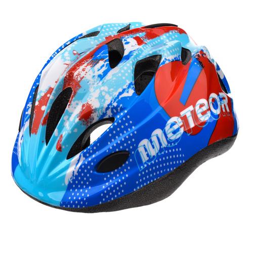 Meteor cycling helmet HB6-5 M 52-56 cm Map blue