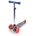 METEOR SCOOTER THREE-WHEEL WITH LED WHEELS TUCAN DINOSAUR