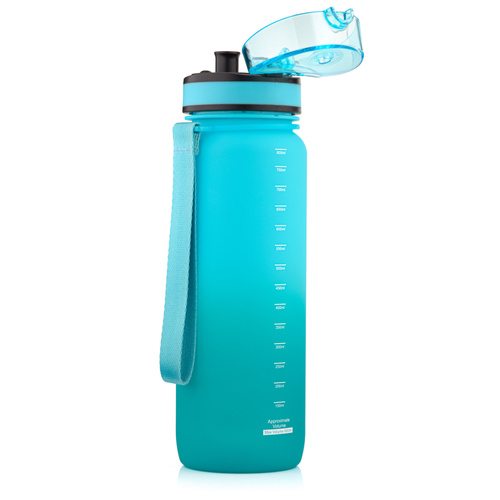 Sports water bottle Meteor 800 ml green/blue