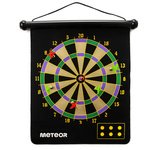 Magnetic dartboard Meteor roll-up, double-sided