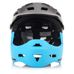 Fullface-Fahrradhelm Meteor Hydra L 58-61 cm schwarz/blau