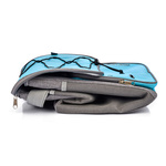 Thermal bag Meteor Frosty 30l blue / gray melange