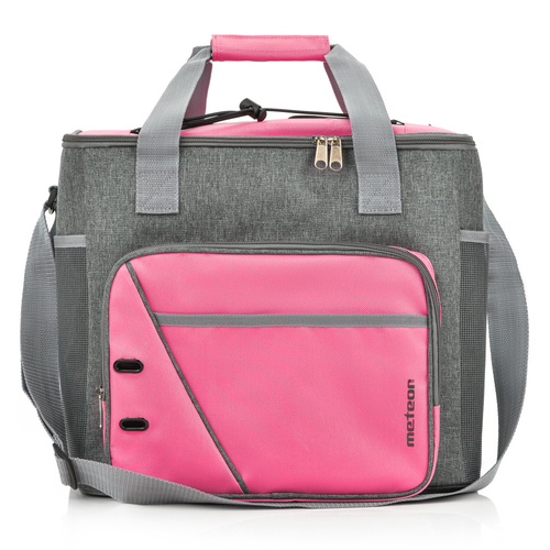 Thermal bag Meteor Frosty 30l pink / gray melange