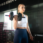 Meteor 40 KG bituminous dumbbell set