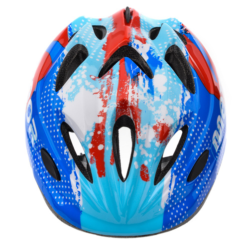 Kids bike helmet HB6-5 M 52-56 cm Map blue