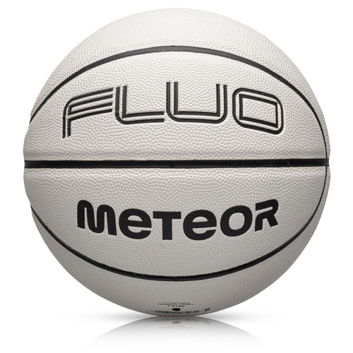 Basketball Meteor Fluo weiß/neon grün 7