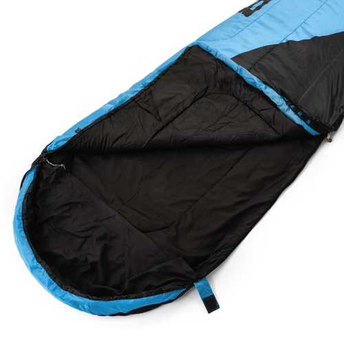 Schlafsack Meteor Samar L blau/schwarz