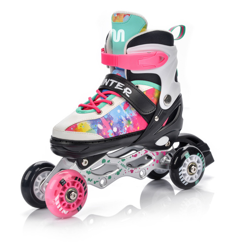 Inlineskates 4-in-1 Meteor M 34-37 Painter