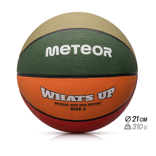 Basketball Meteor What's up 4 grün/orange