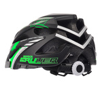 Fahrradhelm Meteor Gruver S 52-56 cm schwarz/grün