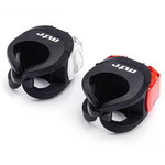 Fahrradlicht-Set Meteor Flex schwarz