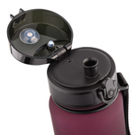 Bidon sportowy Meteor 650 ml bordowy