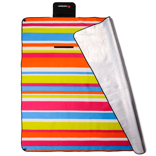 Picknickdecke Meteor XL 180x200 cm Stripes multicolour