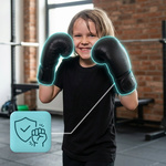 Boxing Set Meteor punching bag 12 kg and boxing gloves 6 oz