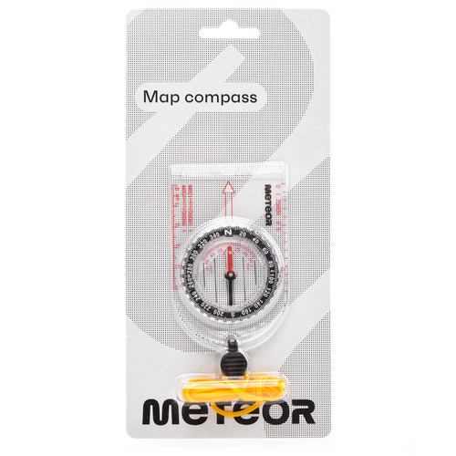 Compass Meteor semicircular with ruler