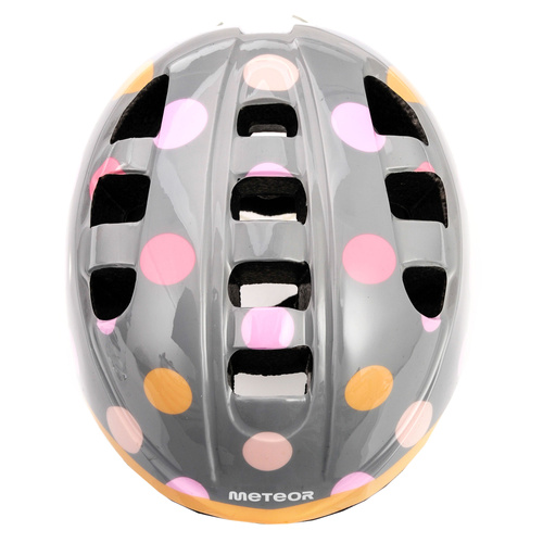 Kinderfahrradhelm Meteor MA-2 M 52-56 cm Dots