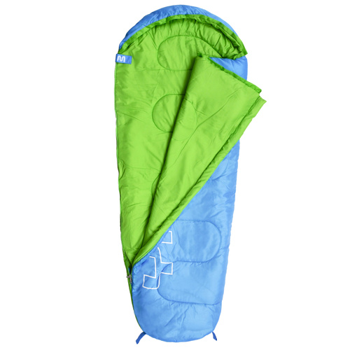 Schlafsack Meteor Ymer blau/grün