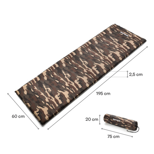 Selbstaufblasbare Matte Meteor 195×60×2,5 cm Moro